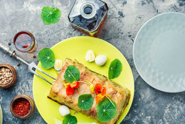 Baked Egg Terrine with Fresh Chives Sauce Recipe