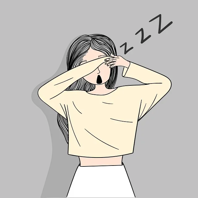 woman, sleepy, tired