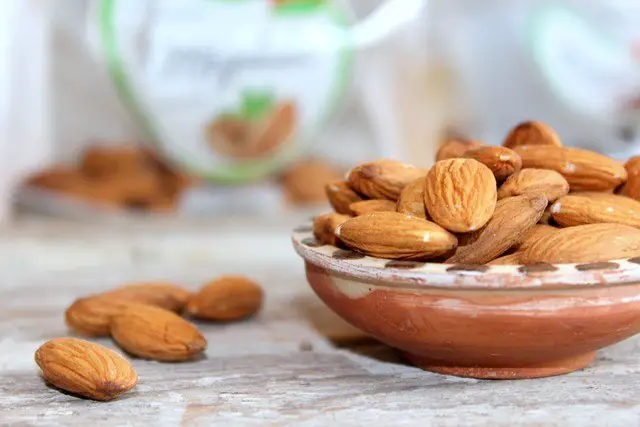 almond, fruit, seeds