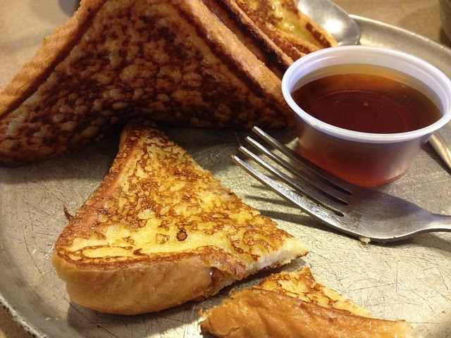 french toast, breakfast, syrup