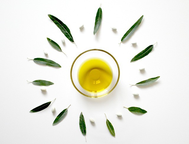 olive, oil, leaf