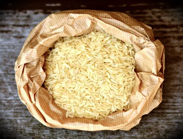 rice, rice grains, food
