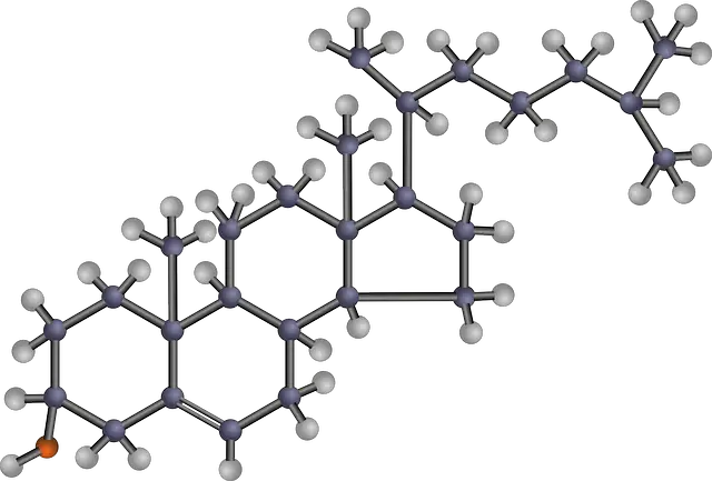 cholesterol, chemical structure, organic compound