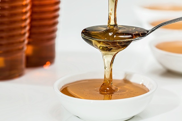 honey, syrup, pouring