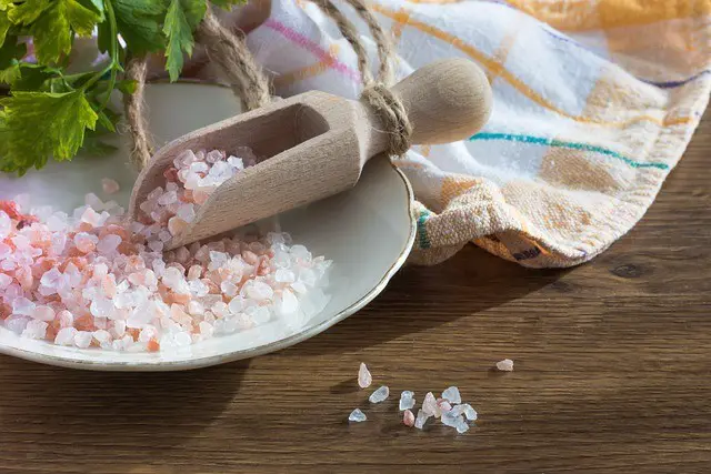 salt, grains, himalayan salt