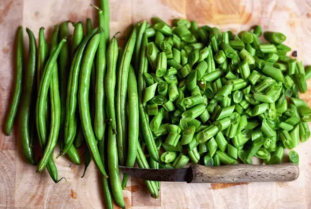 beans, green beans, vegetables