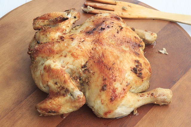 chicken, roasted, whole