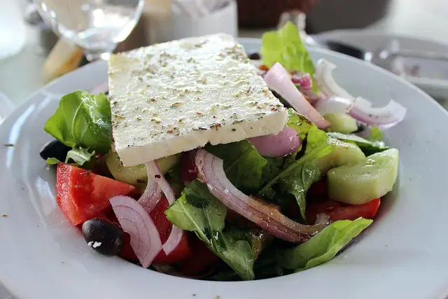 feta cheese, greek salad, salad