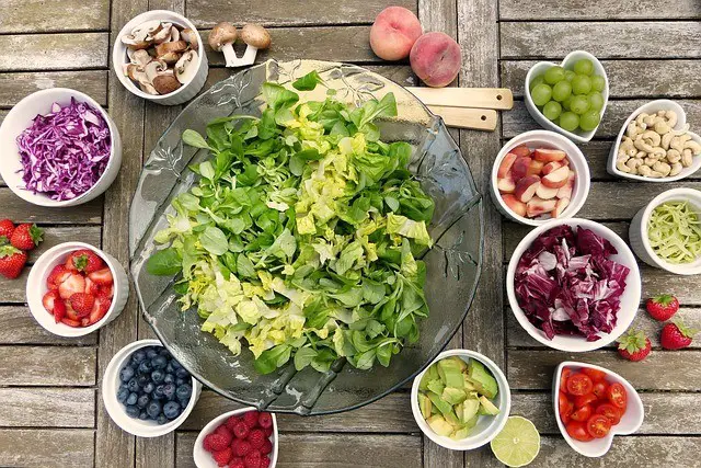 salad, fruit, berry