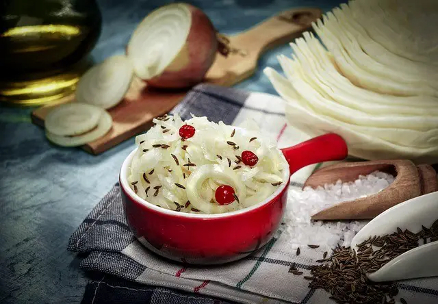 sauerkraut, caraway seed, fermentation cabbage